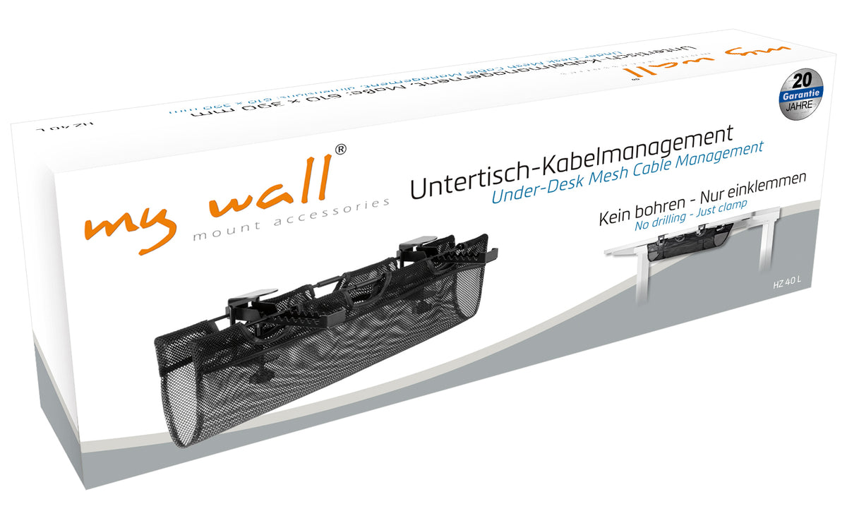 my wall Untertisch-Kabelmanagement (HZ 40 L)