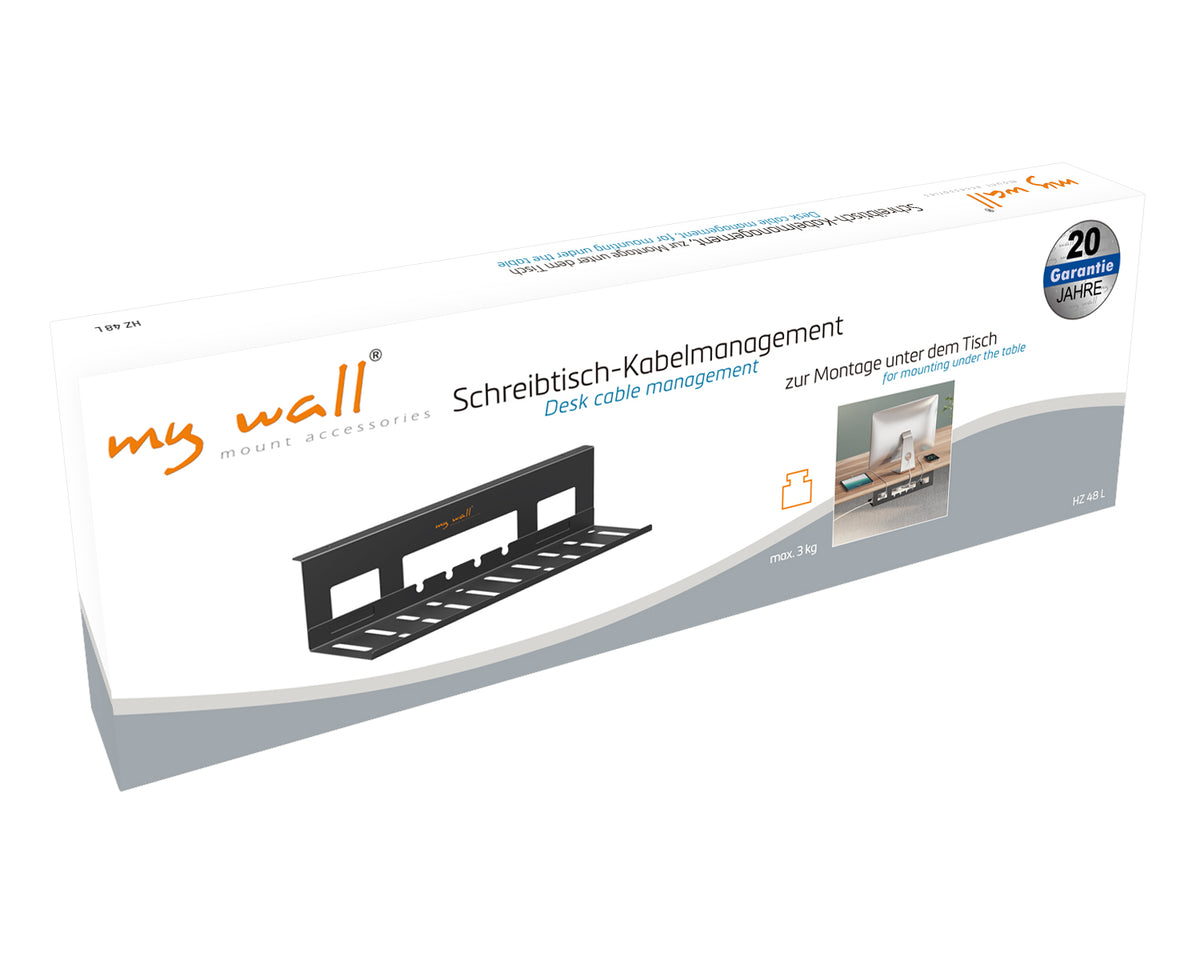 my wall Kabelmanagement für den Schreibtisch (HZ 48 L)