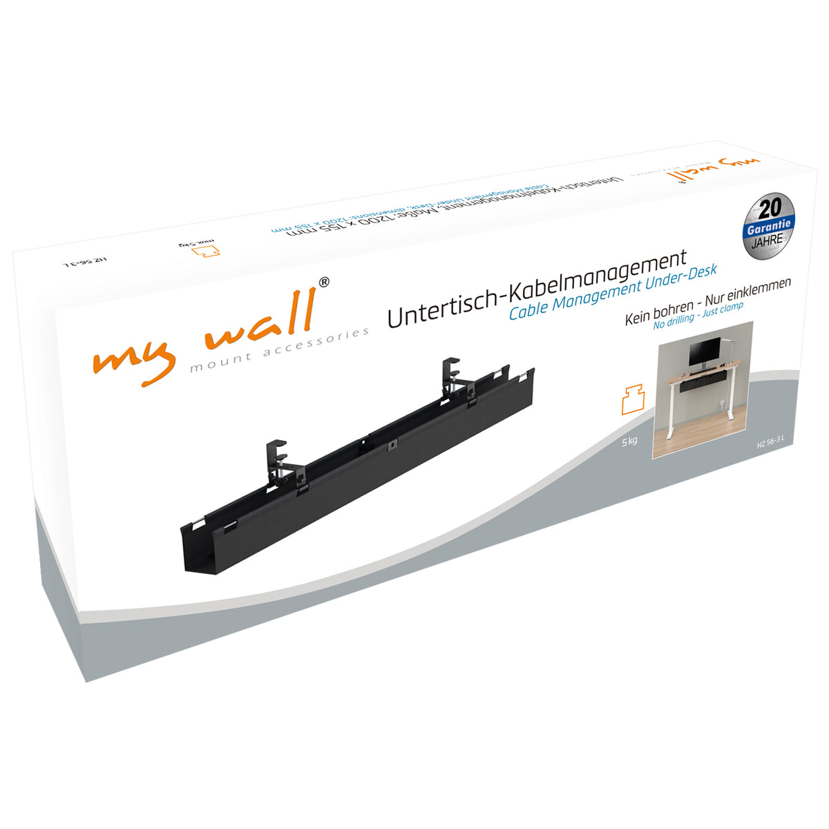my wall Untertisch Kabelmanagement (HZ 56-3 L)