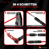 Solarstecker‑Set (m/w) für Photovoltaik – 6/10/12 Stück inkl. 2 Spanner